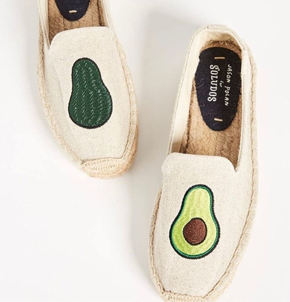 Soludos Avacado Espadrilles Platforms